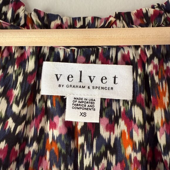 Velvet by Graham & Spencer Boho Chic Dress Size XS - Picture 3 of 3